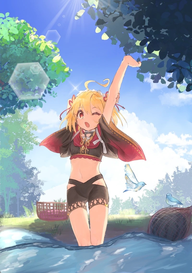 試験運用/背景有オリジナルイラスト描きます 個人VTuber様からの依頼多数有！背景有シチュお任せok! イメージ3