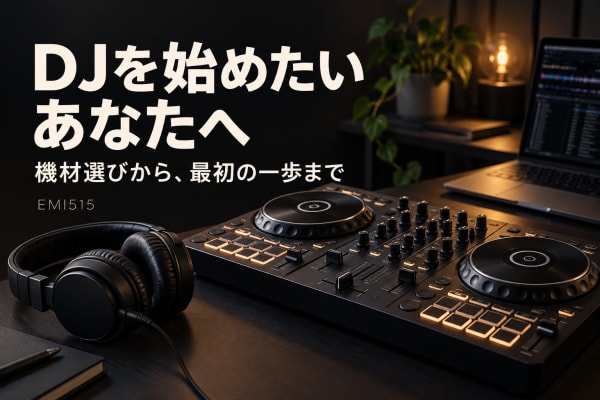 DJの始め方と機材選びを一緒に整理します 機材・ヘッドホン・最初の練習を相談する60分 イメージ1