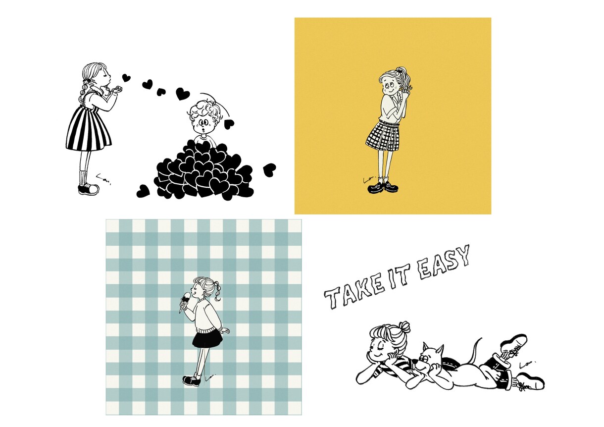 キャラクターイラスト描きます カートゥーン風。人物も。動物も。 イメージ3