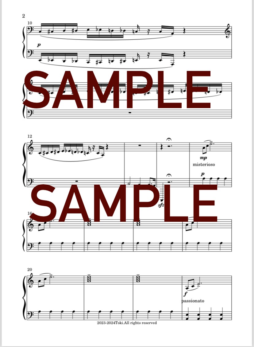 子供がピアノを弾きたくなるような曲を作ります ピアノを弾きたくなる&上達に繋がるテーマのある練習曲の作成 イメージ2