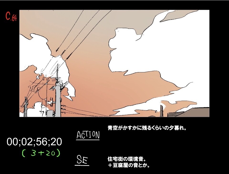 絵コンテや演出で力になります 2D・3D問わず演出に纏わる作業全般お任せください。 イメージ3
