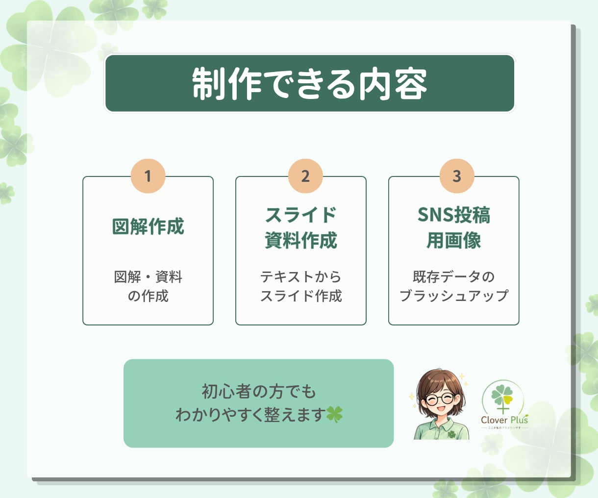 丸投げOK！やさしく伝わる資料・スライド作成します 初心者の方も安心｜丸投げOK・修正対応◎ イメージ3