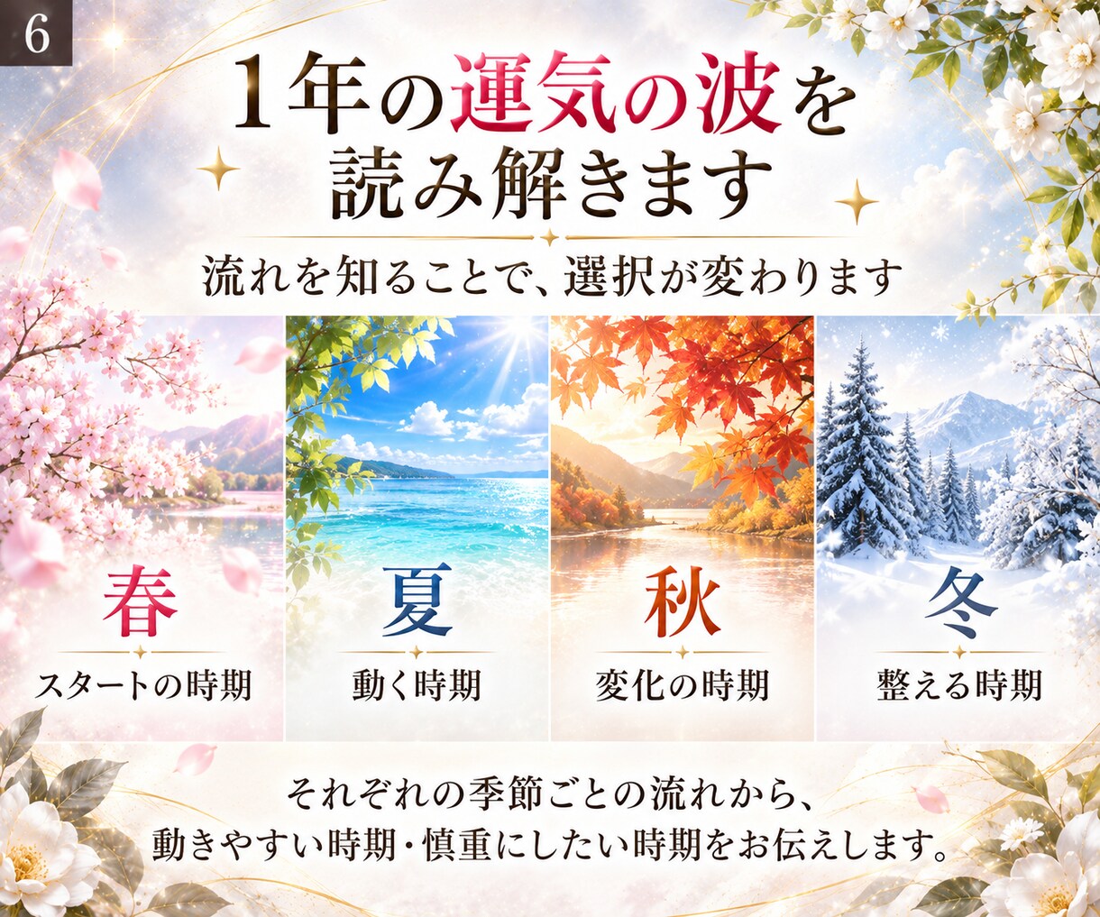 2027年の運勢｜恋愛・仕事・1年の流れを占います 2027年はどんな年？運気の波とあなたの転機を読み解きます イメージ6