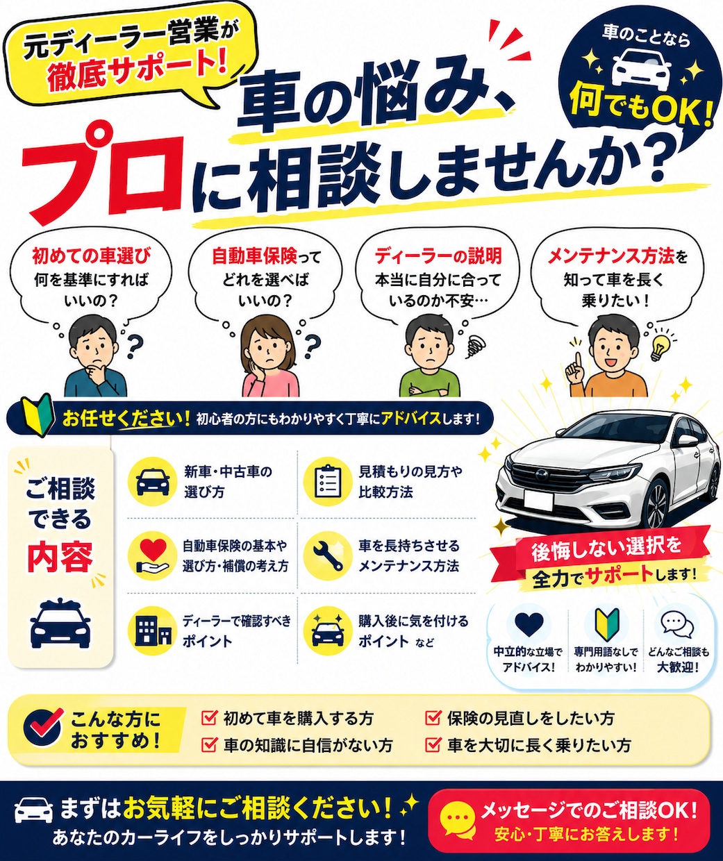 元T系営業マンが自動車に関して色々教えます おすすめの自動車に関しての立ち回り方法を教えます。 イメージ1