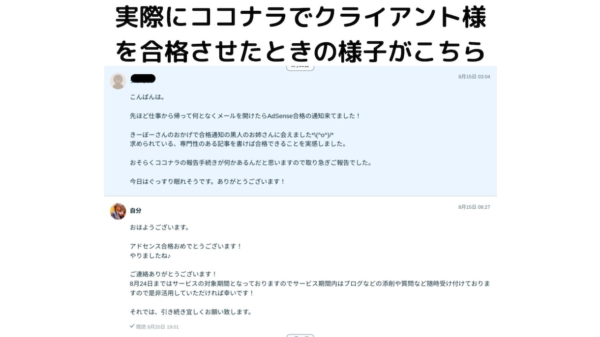 アドセンス審査合格代行をします 累計20人以上の合格者を排出した実績！取得まで完全サポート イメージ2