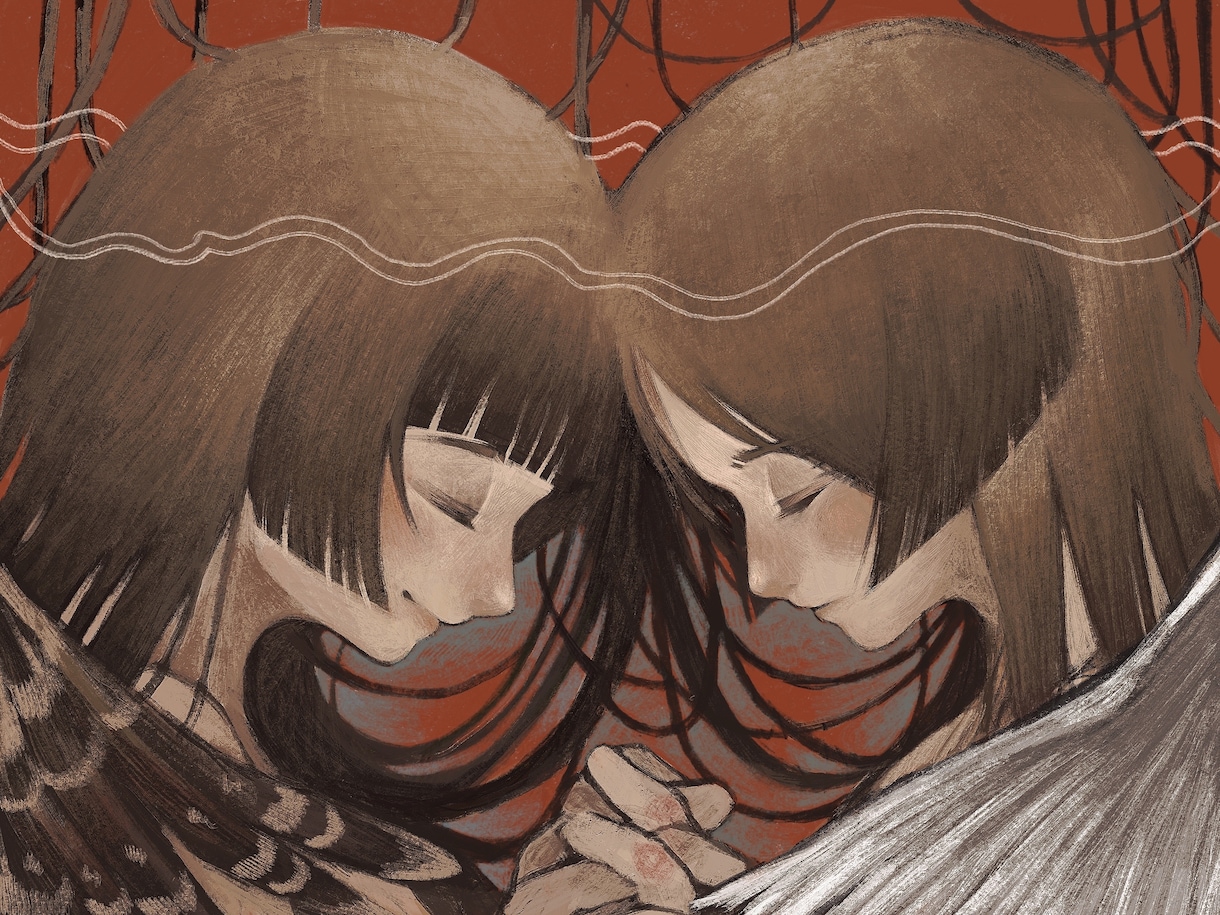 イラスト｜アナログのようなデジタル絵を描きます 頭に残る個性的で物語の様な世界観 イメージ10