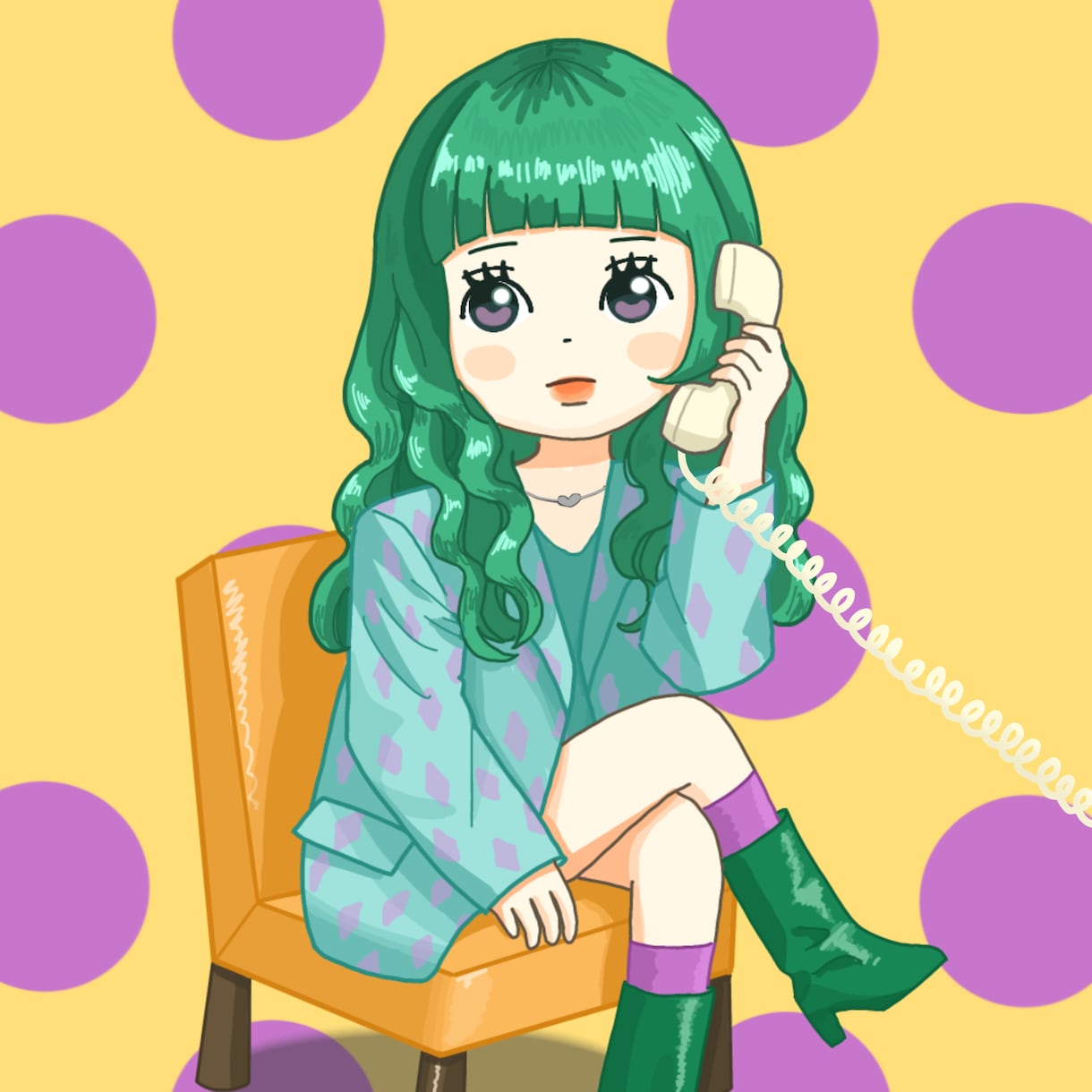 かわいい3等身の女の子イラストを描きます ファッションや美容系のイラストもお任せください イメージ3