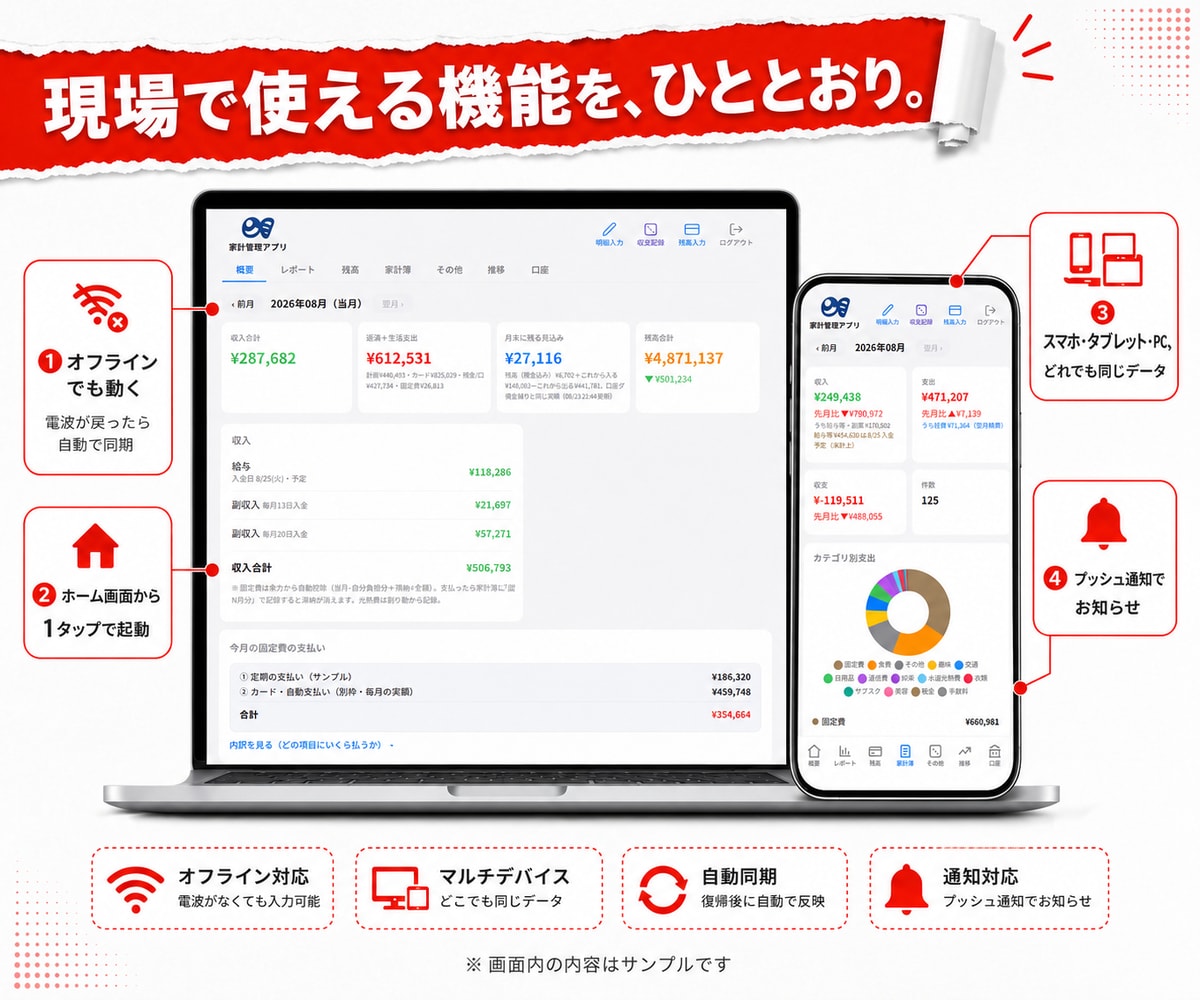オフライン対応のPWA業務アプリを開発します 倉庫や屋外など、電波が不安定な現場で使えます イメージ2