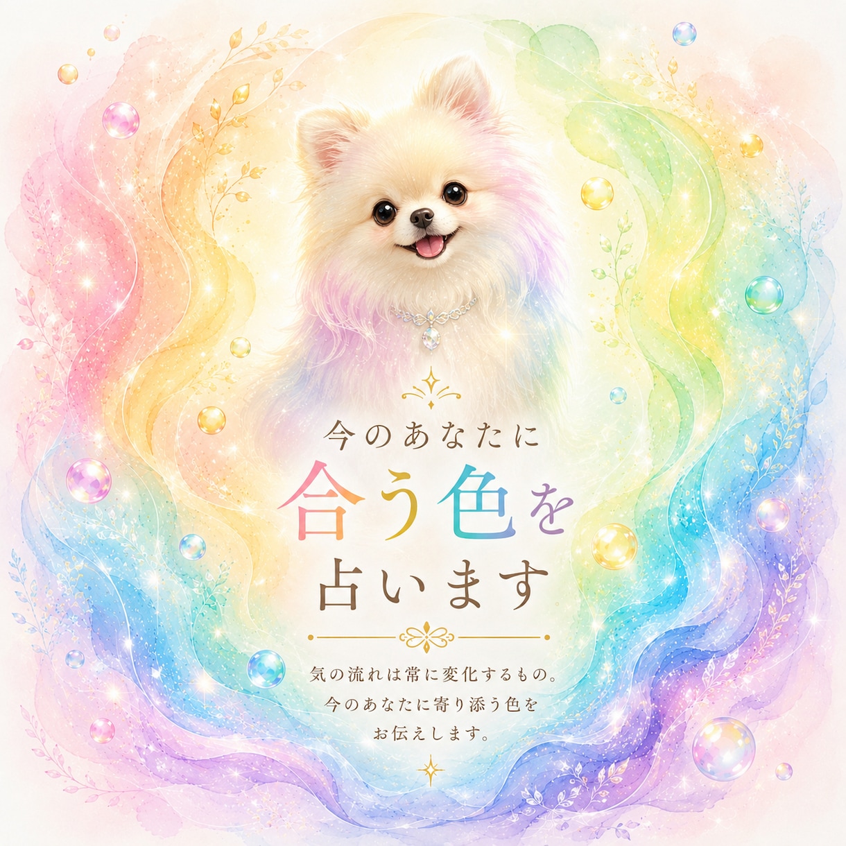 今のあなたに合う色を占います 気の流れはその時々で変わるもの今のあなたに合う色を占います イメージ1