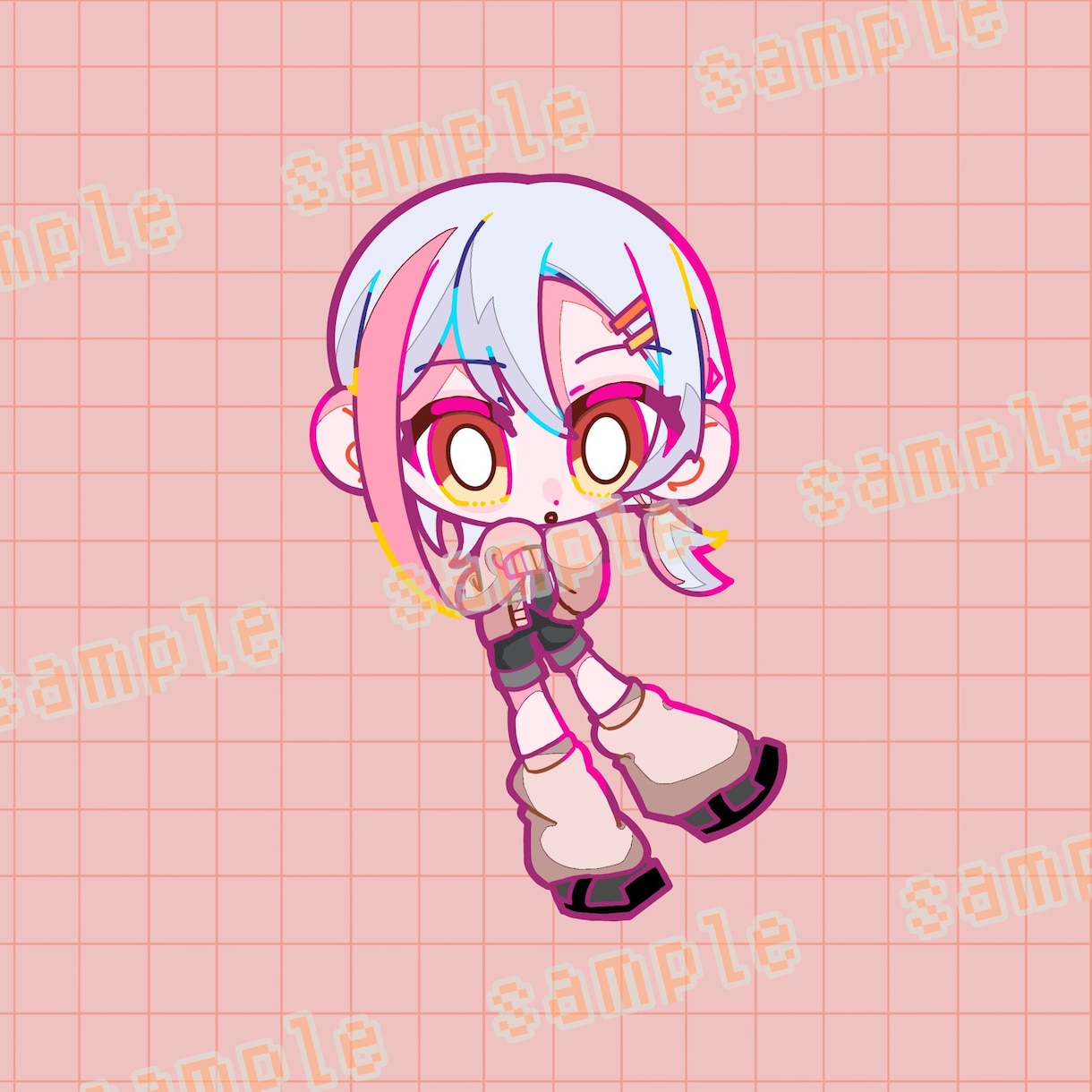 ポップでかわいいsdイラスト描きます 商用利用無料、個性的でかわいいイラスト制作します！ イメージ2