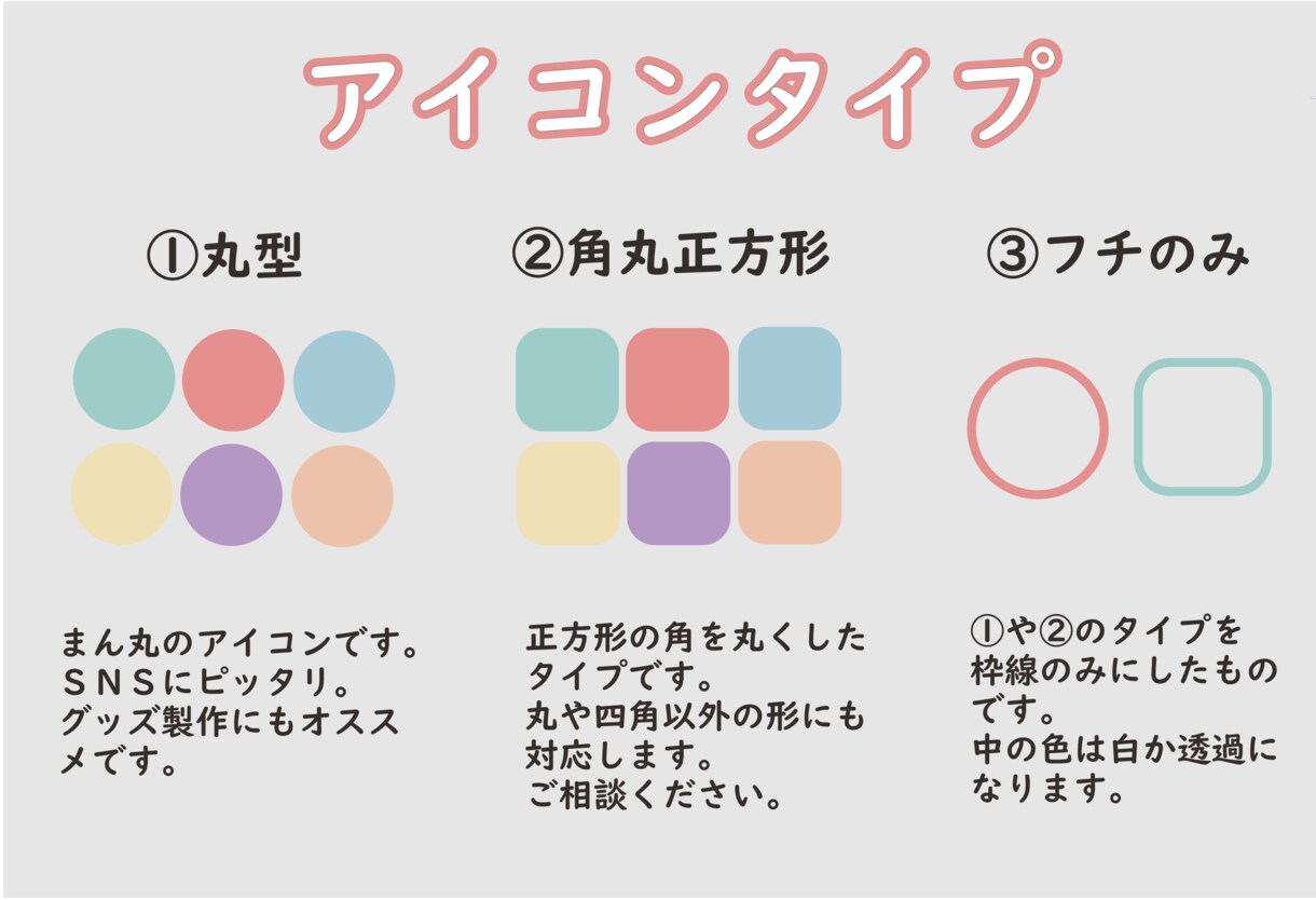 ゆるっとほんわかタッチで似顔絵＆アイコン製作します ★SNS・お名前シール・名刺など、色んなグッズにも使えます イメージ3