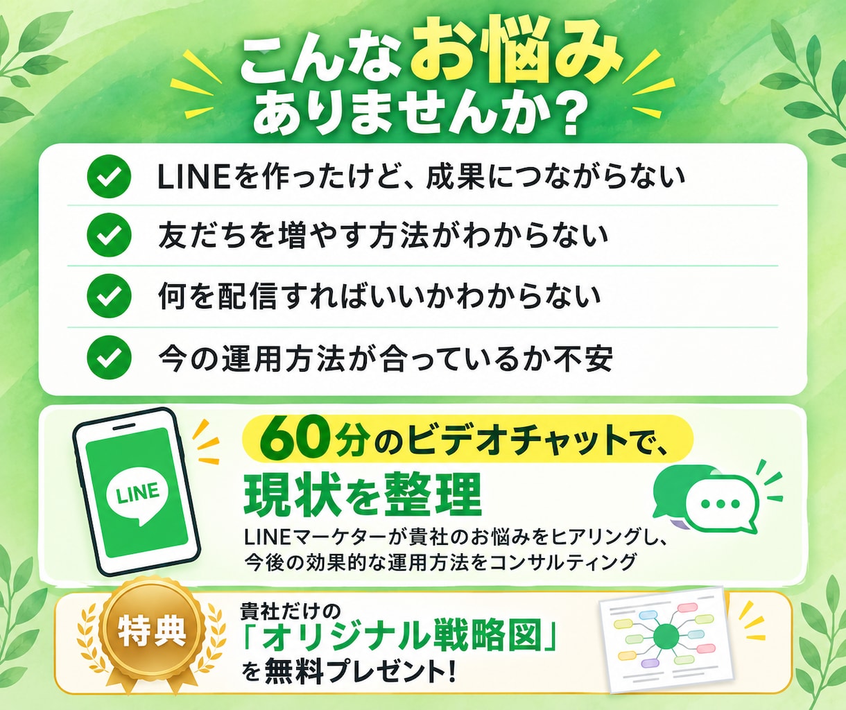 LINE公式アカウント “立て直し”ます Lステップ正規代理店が貴社だけのオリジナル戦略を立てます！ イメージ2