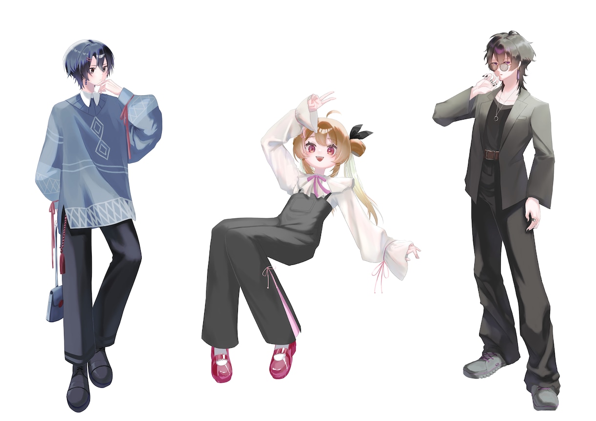 TRPGや配信に使える立ち絵やイラストを制作します 立ち絵や一枚絵、アイコン等、様々な用途に イメージ3