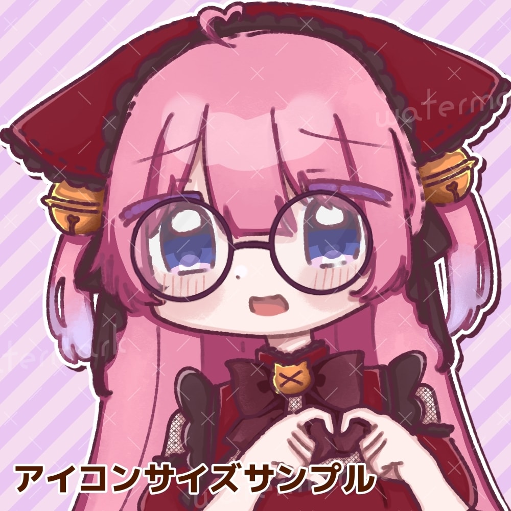 SNS用のアイコンなど作成します ゆるふわ、可愛いイラスト作成！ イメージ4