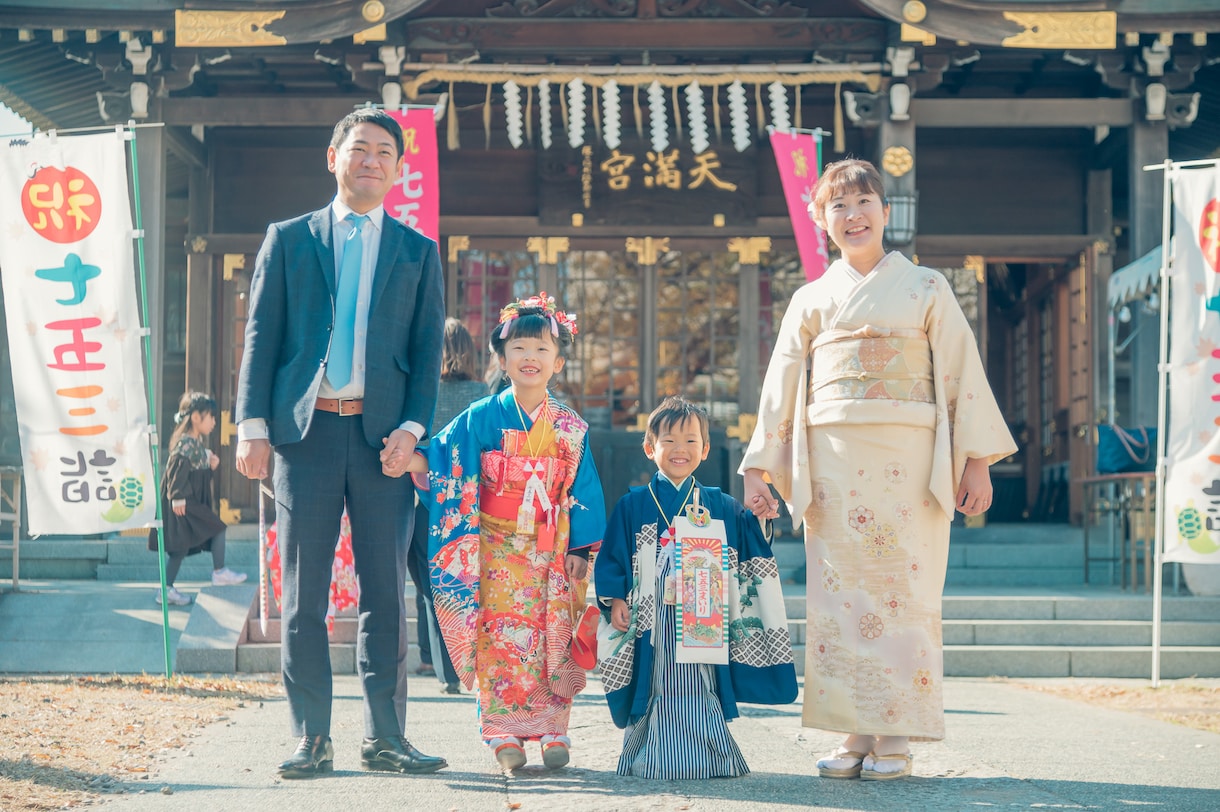 七五三やお宮参りの大切な瞬間を自然に撮影します 人見知りでも安心◎楽しくリラックスして撮影します イメージ3
