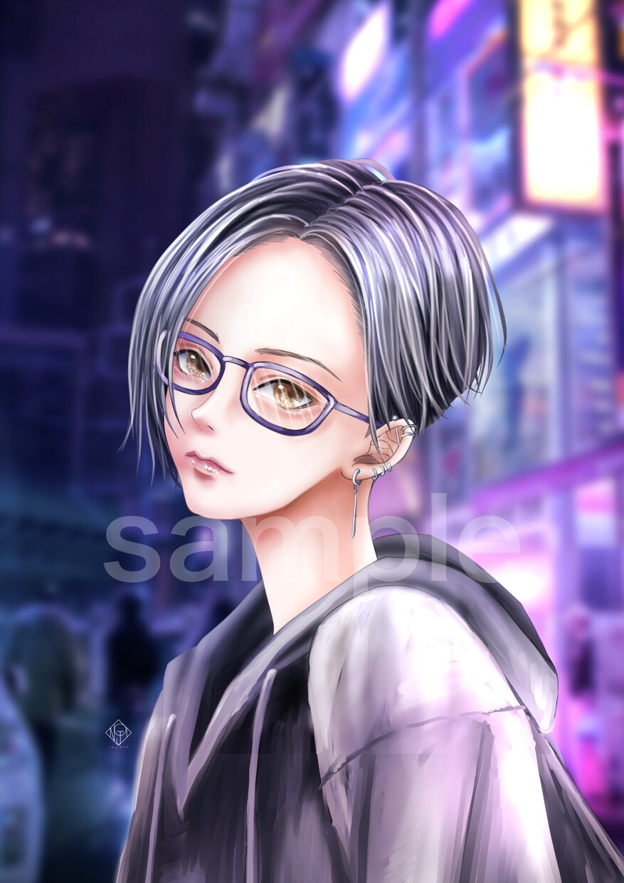 SNSアイコン、背景を描きます ご納得いただける、SNSアイコン又は背景をお描きします。 イメージ9