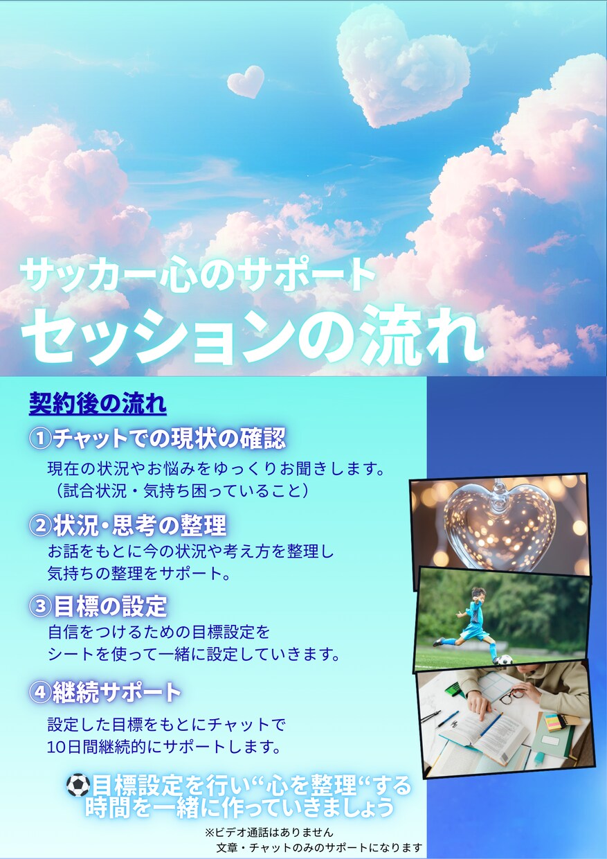 子どもの心を整えます 冬休み限定　1年の振り返りをし来年に向けて目標を設定します イメージ3