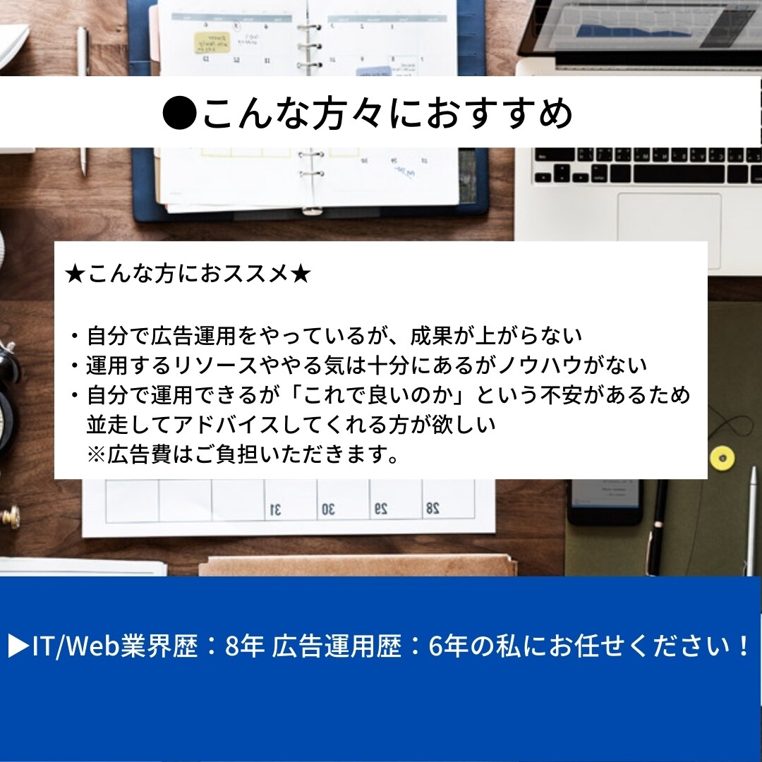 Web広告の疑問＆質問に何でもお答えします FB/インスタ/LINE/Twitter/Googleなど イメージ4