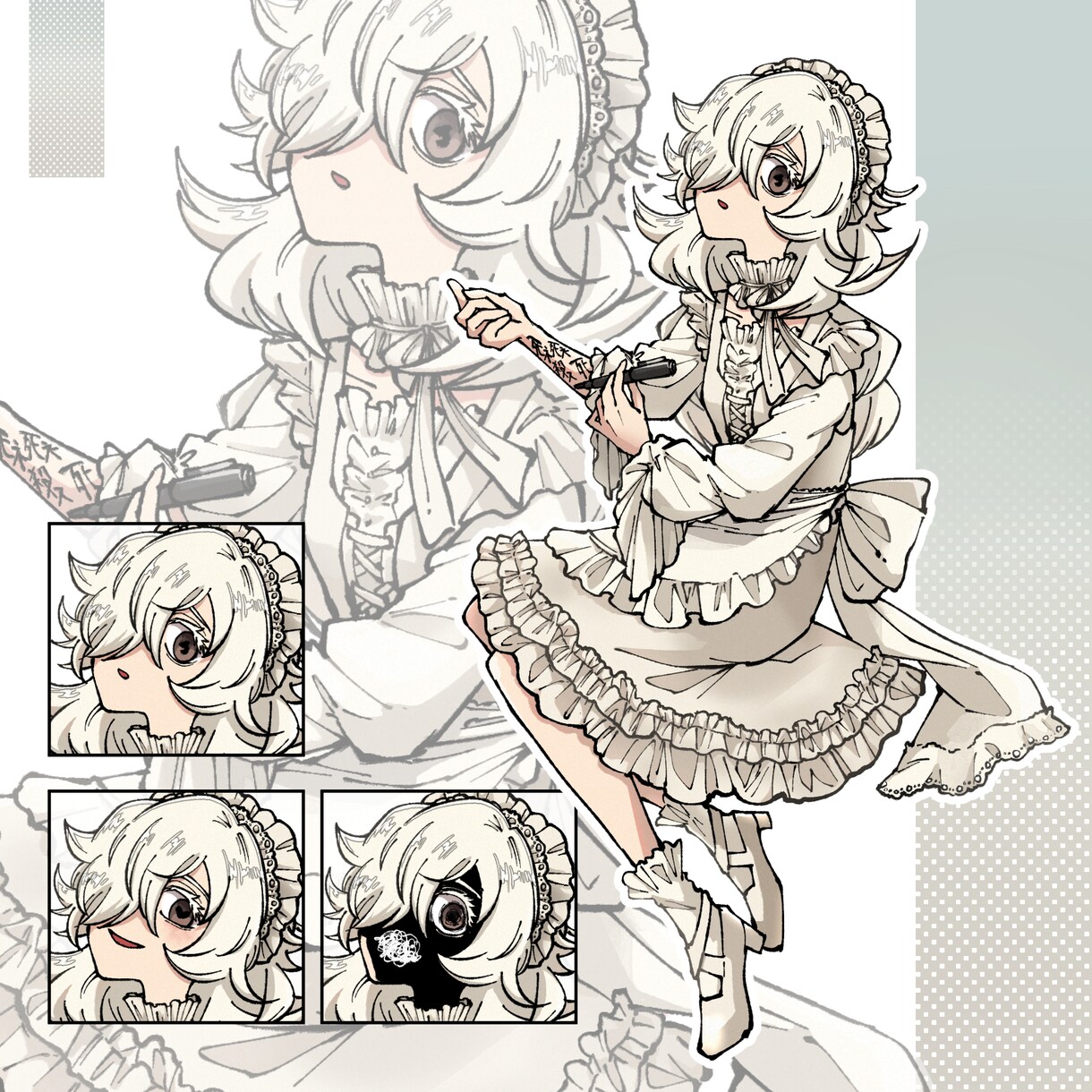 なんでも使えるオリジナル立ち絵作成いたします 個性的なキャラクターデザインお任せください！ イメージ4
