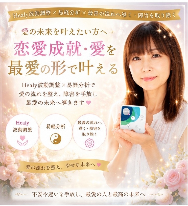 恋愛お悩み専用♡易経波動分析＆ヒーリング送ります 周波数を整えサイレント終了“最善の現実を映し出す”ヒーリング イメージ1