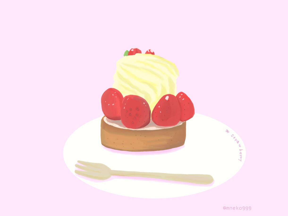 美味しそうふんわり食べ物描きます 癒されかわいいイラストをご提供いたします イメージ3