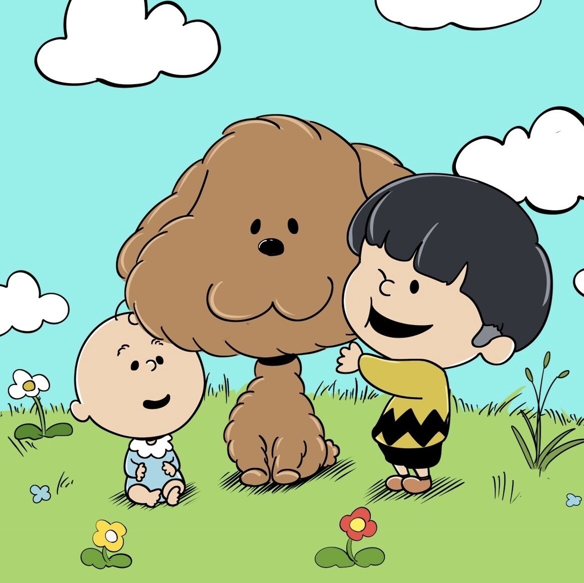 スヌーピーのかわいい似顔絵　誕生日プレゼントます ウェルカムボードや結婚祝い、アイコン　ロック画面にも！ イメージ5