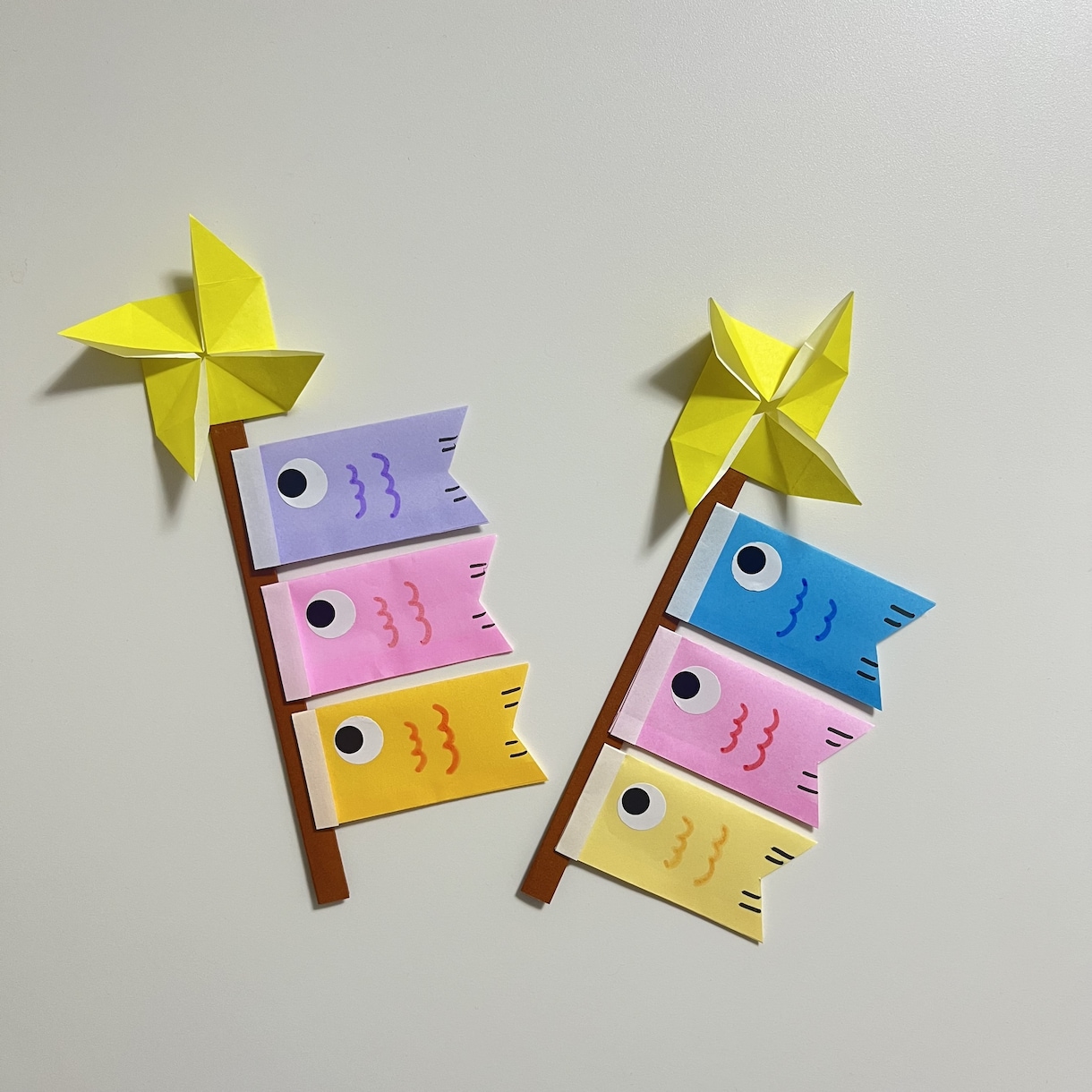 こどもの日に向けて壁面飾りや折り紙飾りを代行します 元保育士です。施設や場所に応じてお作りします！ イメージ1