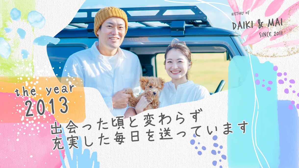 デビュー記念50％オフ！プロフィール動画制作します 真っ白なカンバスに絵を描いた様なアーティスティックなデザイン イメージ6