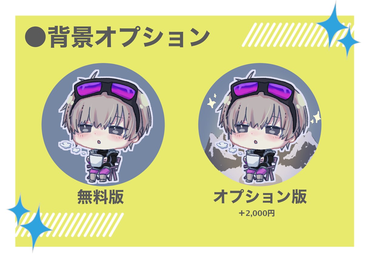 あなたのミニキャラ描きます アイコン用やオリジナルキャラのグッズ用として！ イメージ2