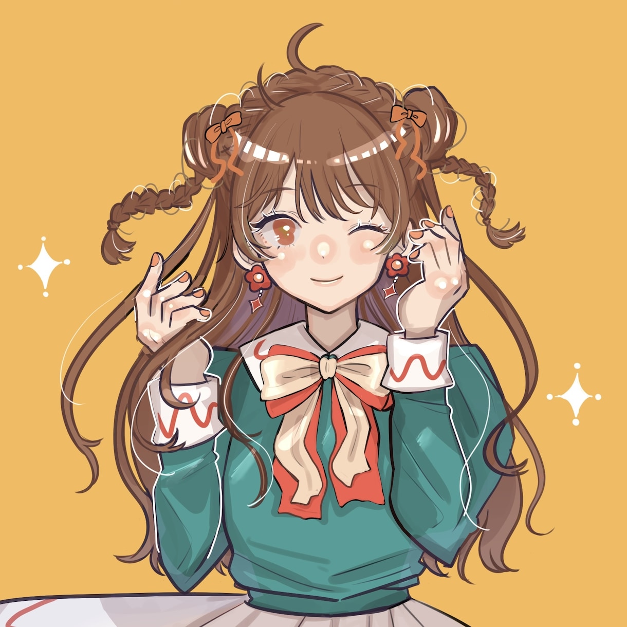 かわいい/かっこいいイラスト受付けます アイコン等に使えるかわいい/かっこいいイラスト描きます！ イメージ2