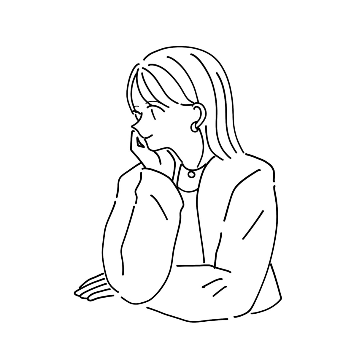シンプルな人物のイラスト描きます アイコンやヘッダーなどにもどうぞ イメージ3