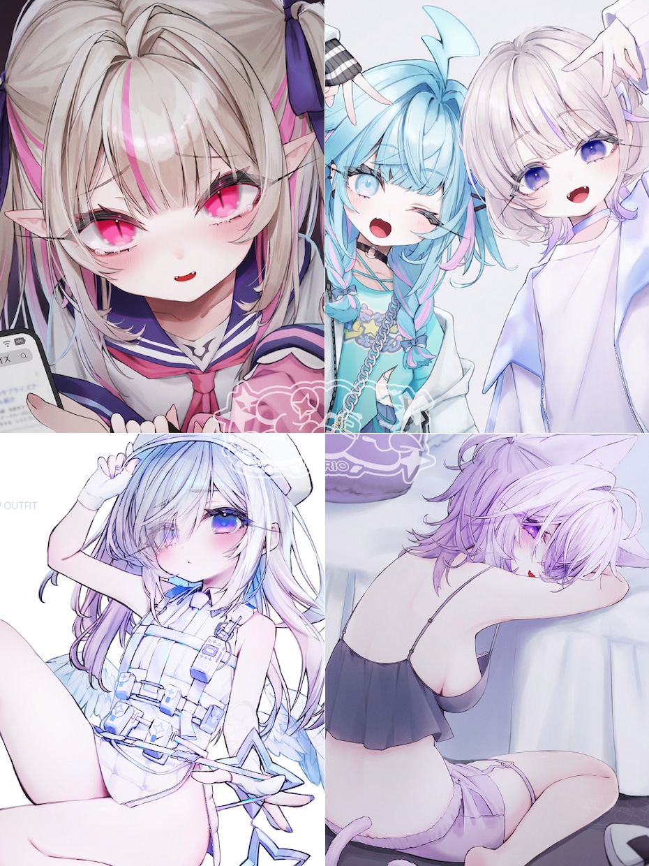 透明感／可愛さ溢れるイラスト作成します SNS・Youtubeで目を引くイラスト描きます！ イメージ1