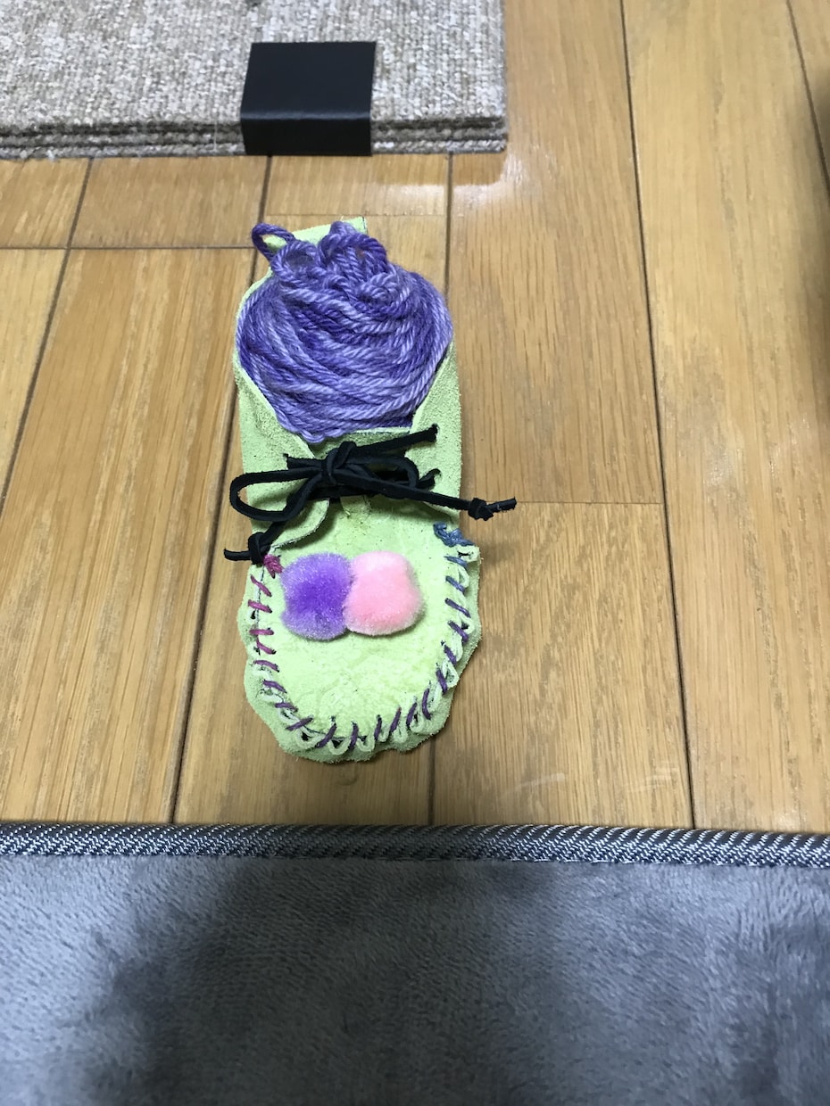 お子様用オリジナル本格レザーモカシンを作製します 世界に１つのオリジナル本格レザーモカシン イメージ2