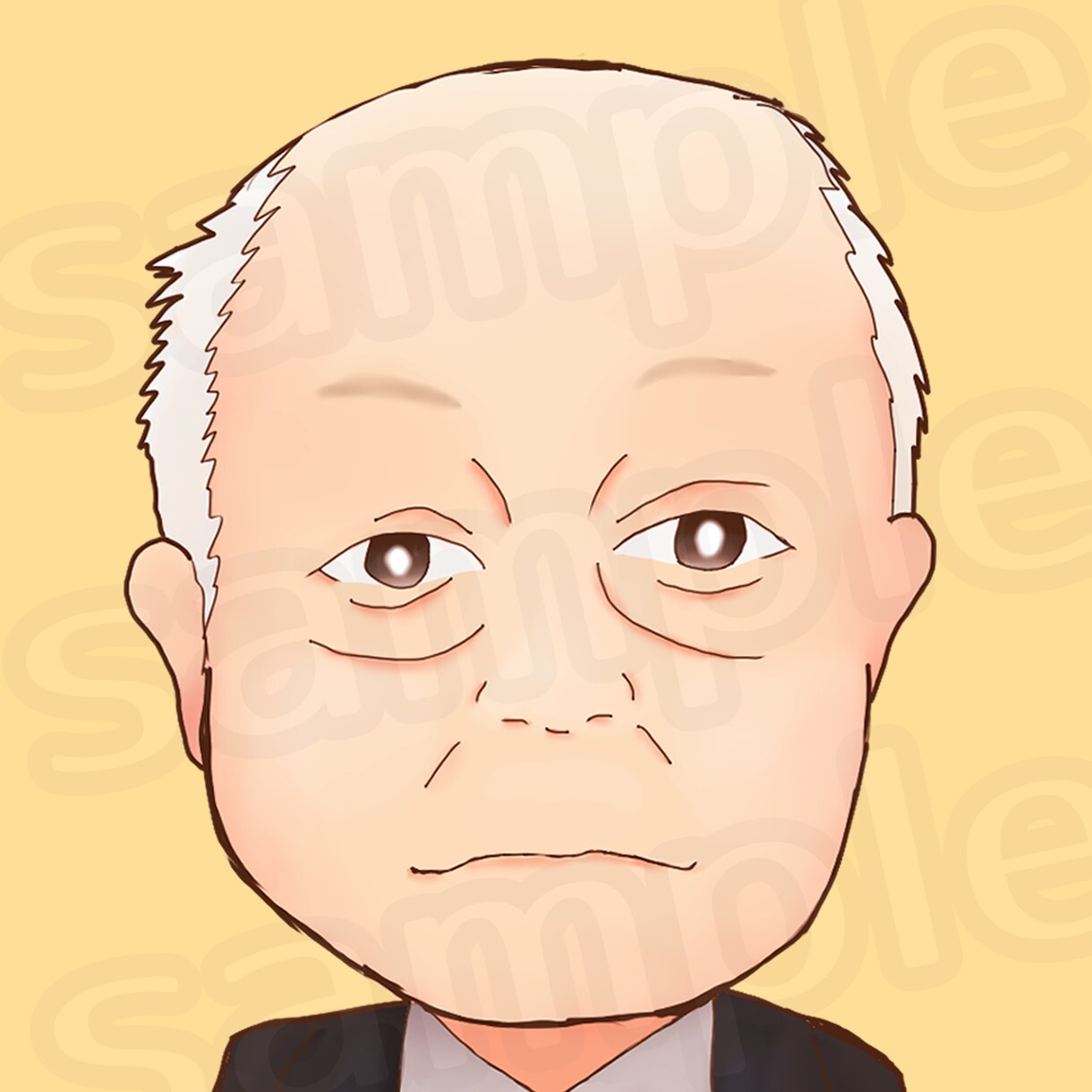 ほんわか温かみのある似顔絵描きます 全体的に優しい雰囲気の仕上がりでしっかり特徴を捉えます！ イメージ5