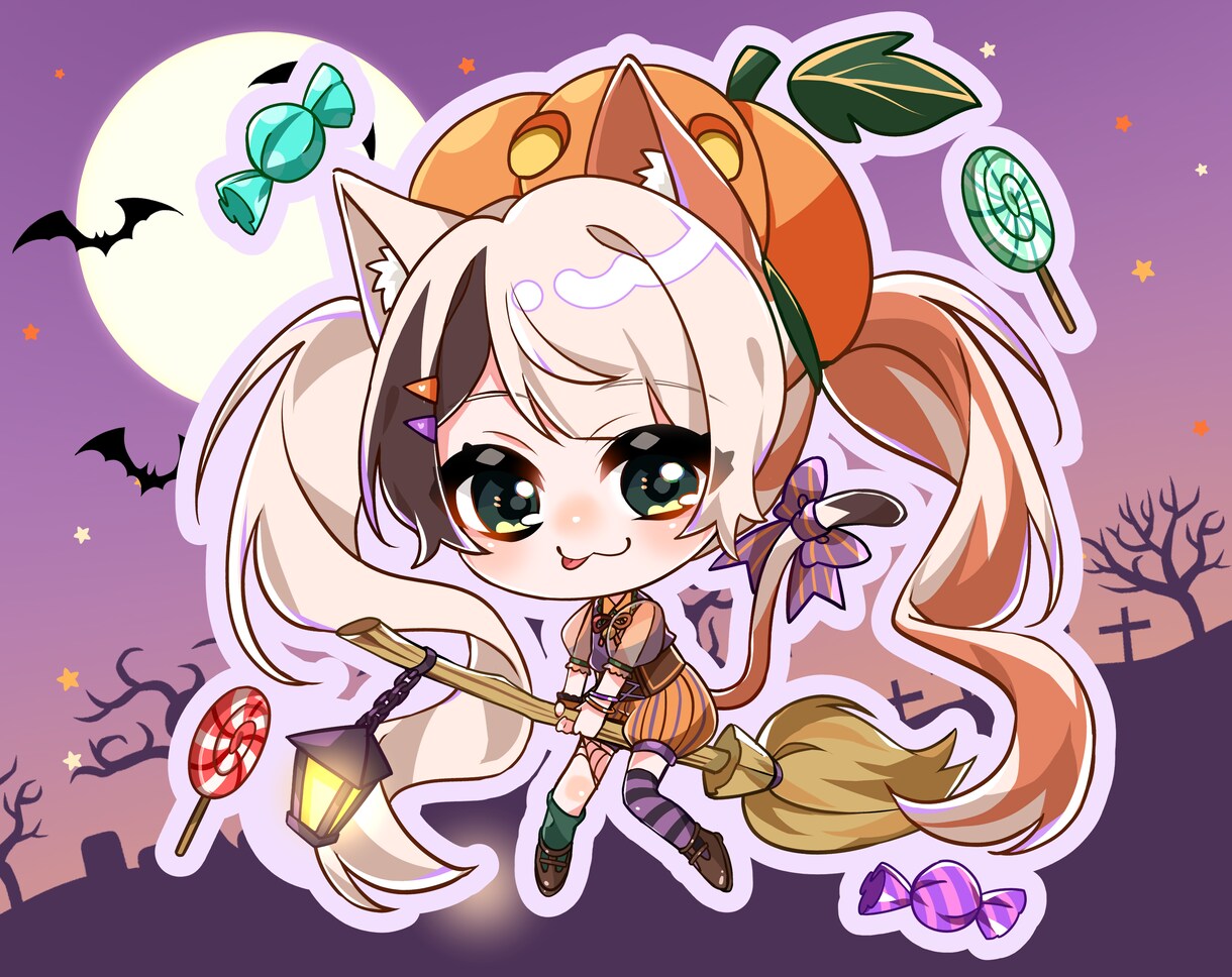 SD(ミニキャラ)描きます 商用利用◎あなたのキャラクターが手のひらサイズに！ イメージ1