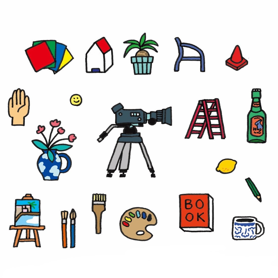 小さな物たくさん描きます 個人利用にもおすすめ( ◠‿◠ ) イメージ1
