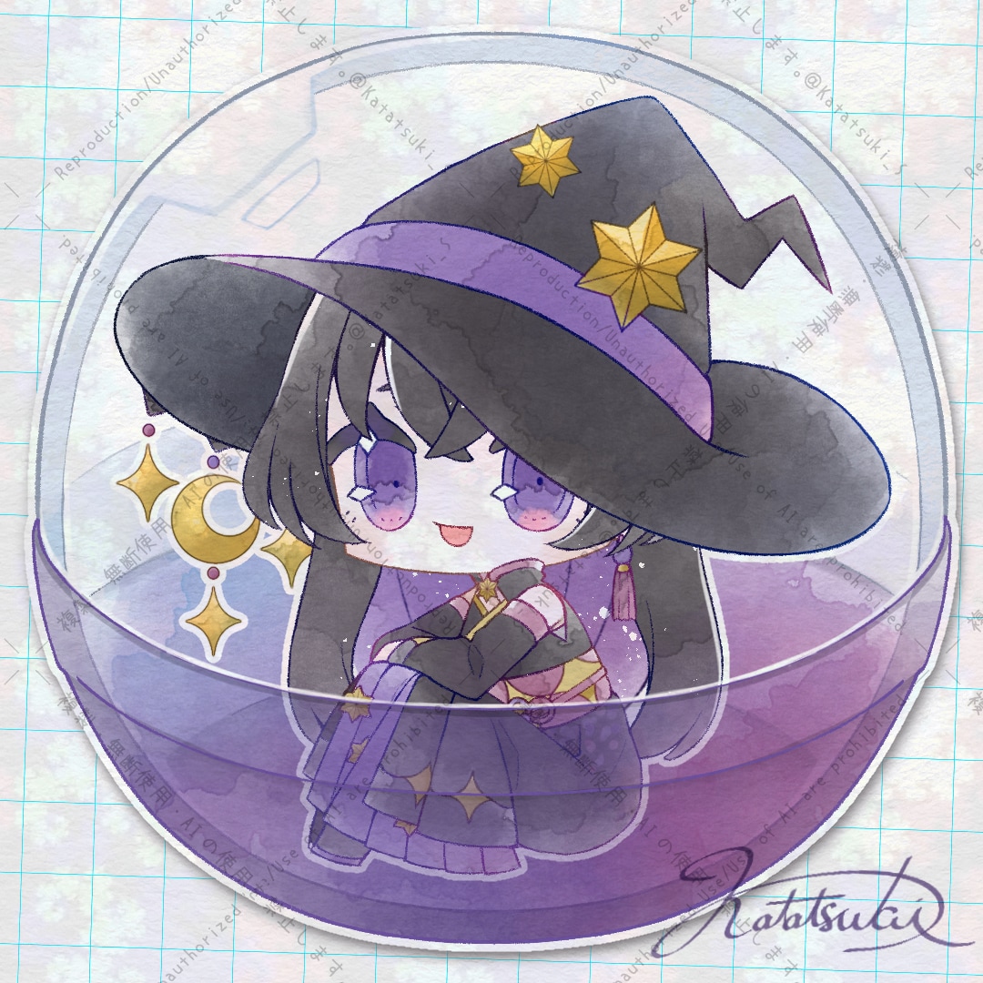 カプセルトイ詰めミニキャライラスト作成します カプセルトイに入ったデフォルメイラストです。 イメージ2