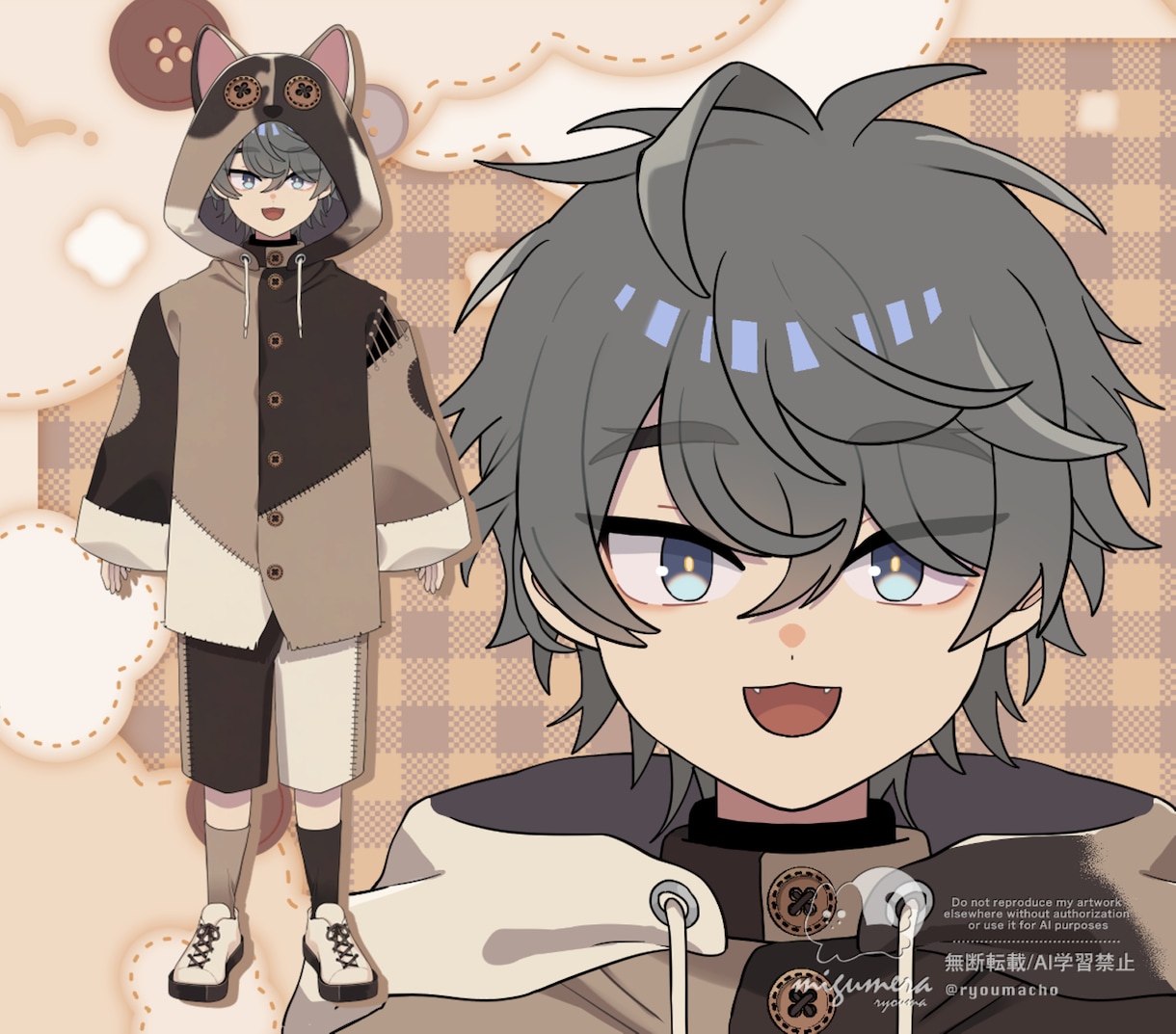 Live2D用パーツ分けイラスト制作承ります 【商用利用込】デザイン持ち込み～キャラクターデザインOK！ イメージ5