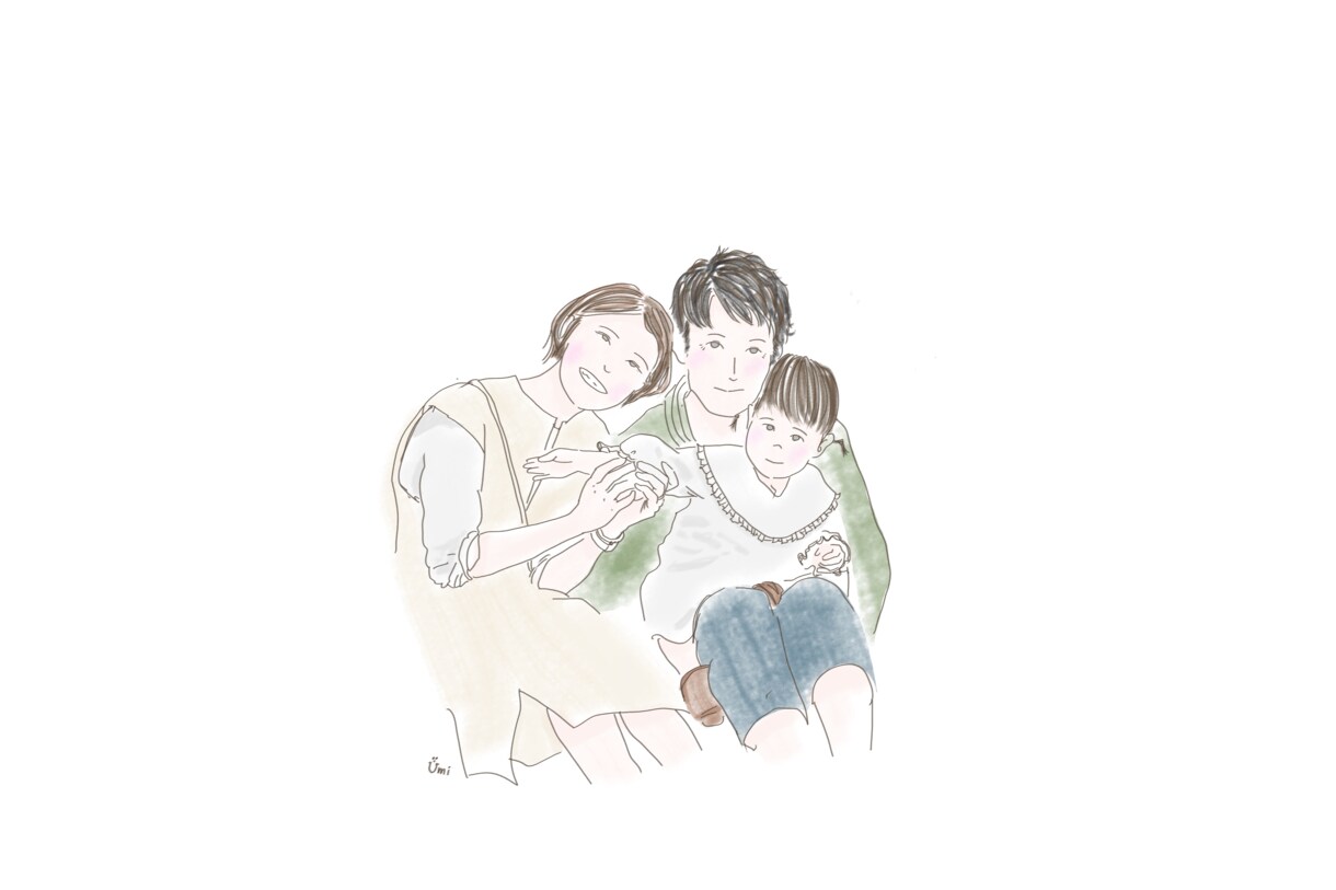 お写真をイラストに仕上げます 幸せをカタチにするお手伝い。お写真をイラストに仕上げます。 イメージ3