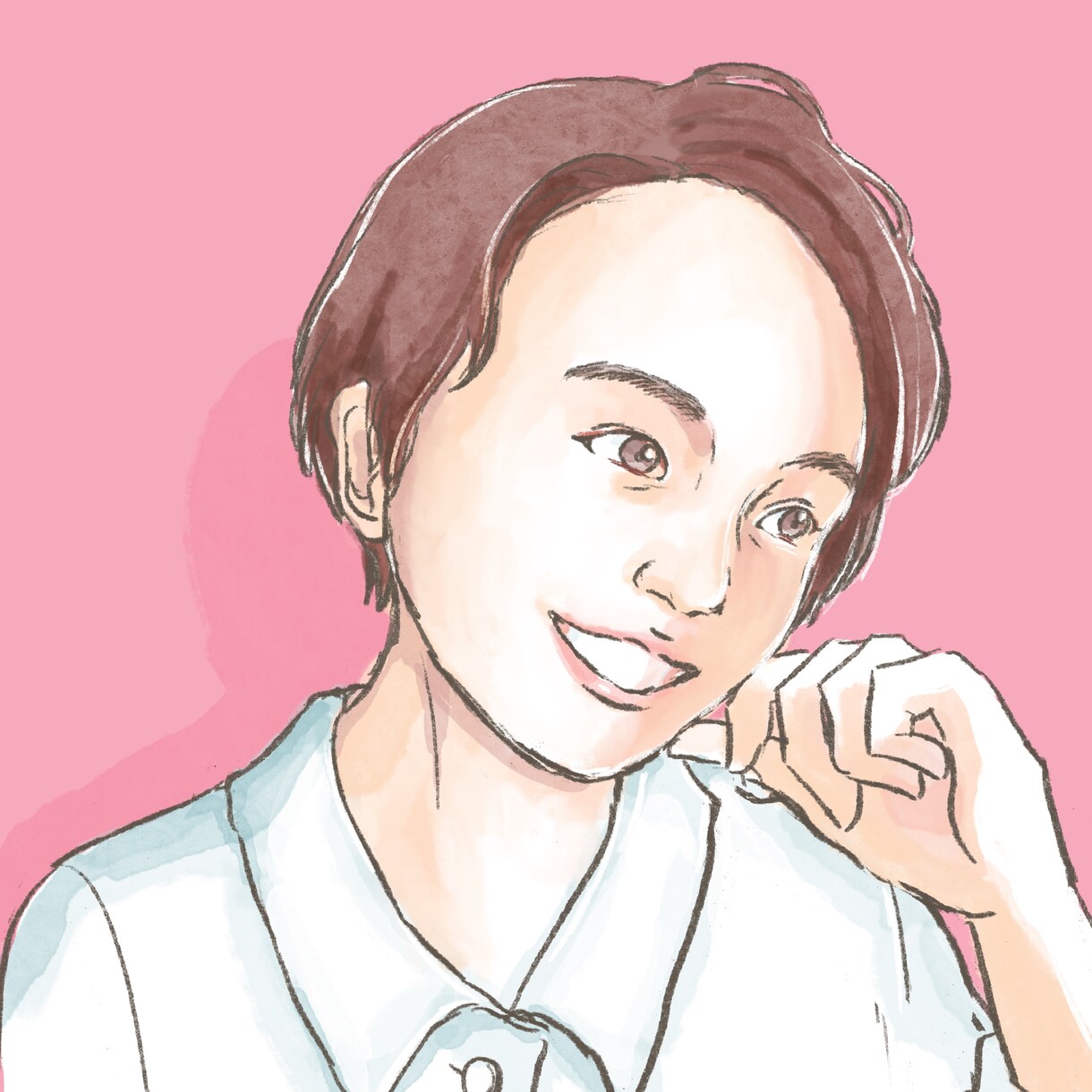 商用OK！ペットも！似顔絵アイコン描きます あたたかく優しいタッチの似顔絵アイコン描きます。 イメージ3
