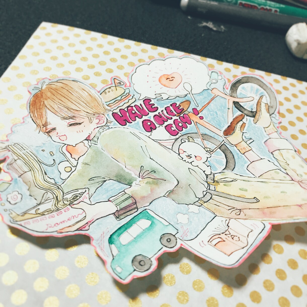 可愛らしいデジタル・アナログの絵を描きます 個人用や動画用はもちろん！本に使用など商用利用も可○ イメージ3