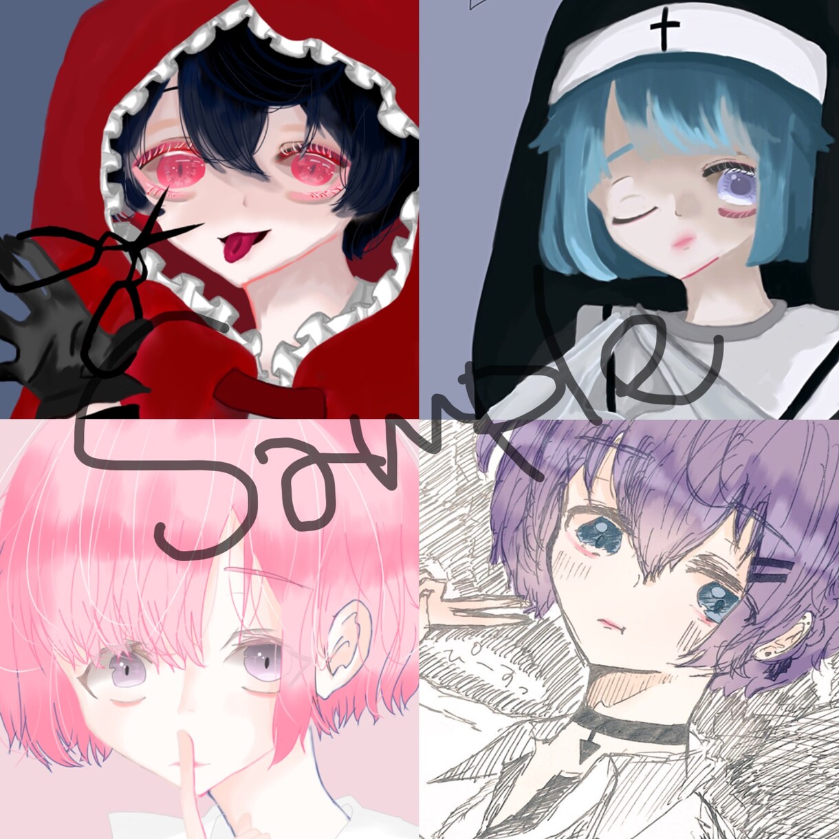 夢イラスト描きます 好きな人とあなたのイラストを。 イメージ2