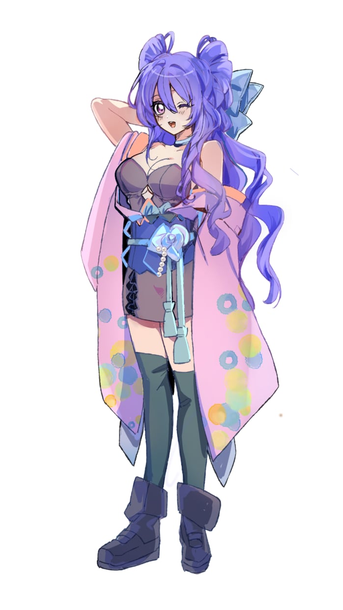女の子(TRPG、ゲームモブC等何でも使用可)ます 商用利用や、表情差分、ポーズ差分も作成可能！ イメージ4