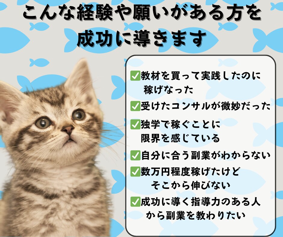 ネット副業を成功に導くオーダーメイドコンサルします 初心者でも稼ぐための力と戦略が手に入る！販売自動化も可能！ イメージ9