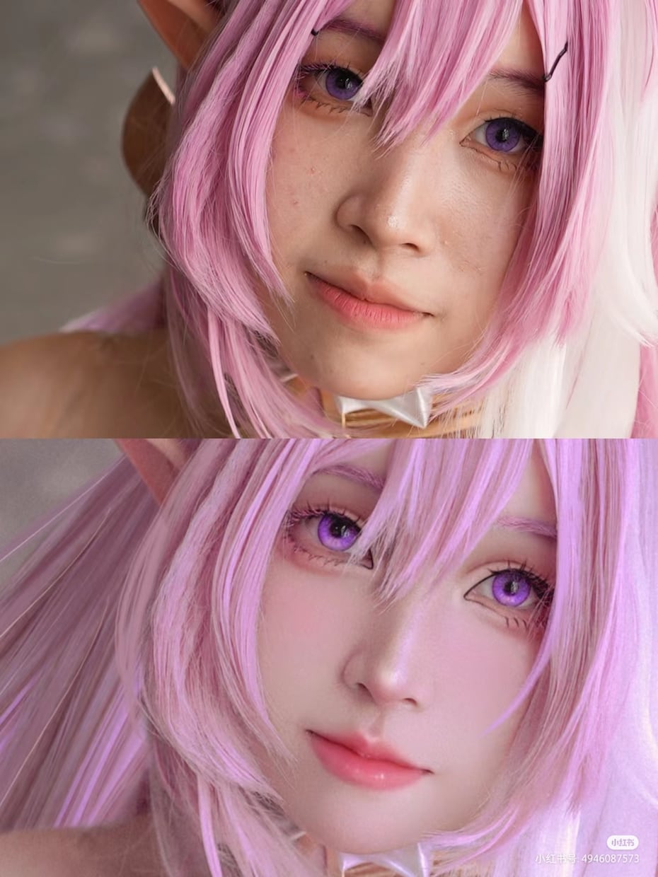 Cosplay画像修正・加工・合成できますます 顔の修正。エフェクト追加など写真をアニメに近づける イメージ4
