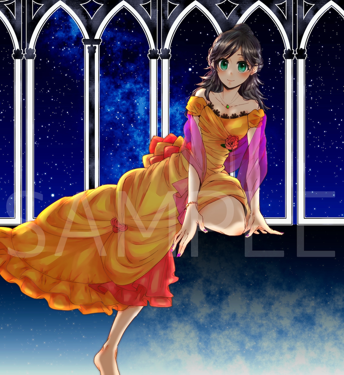オリキャラ等のイメージイラスト描きます 創作のイメージ出力や小説の表紙・挿絵などにどうぞ イメージ3