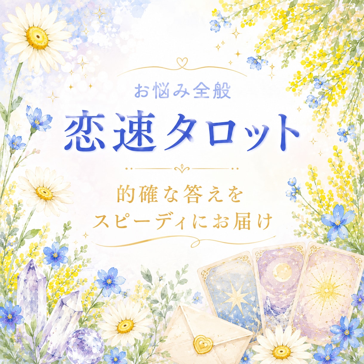 恋速｜気になることを素早く的確に読み解きます 詳細不要・お悩みにスピーディーに回答します イメージ1