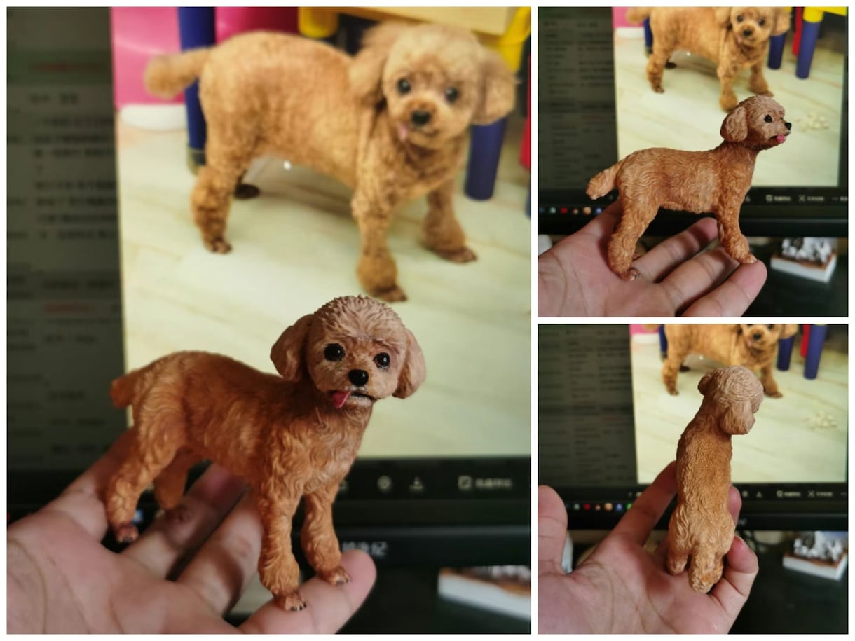 愛犬愛猫のオーダーメイド3Dフィギュアを制作します 写真から息づくような立体へ　驚きのコスパでの至高のメモリアル イメージ9