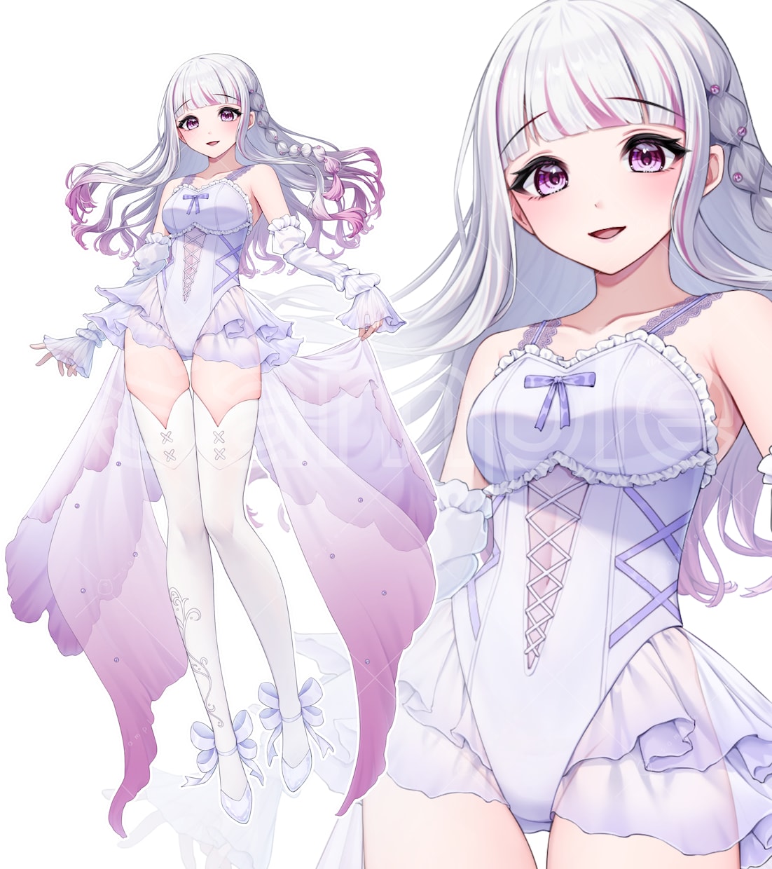 Live2D用パーツ分けイラスト・立ち絵制作します Vtuber、キービジュアル、ゲーム、TRPGに イメージ9