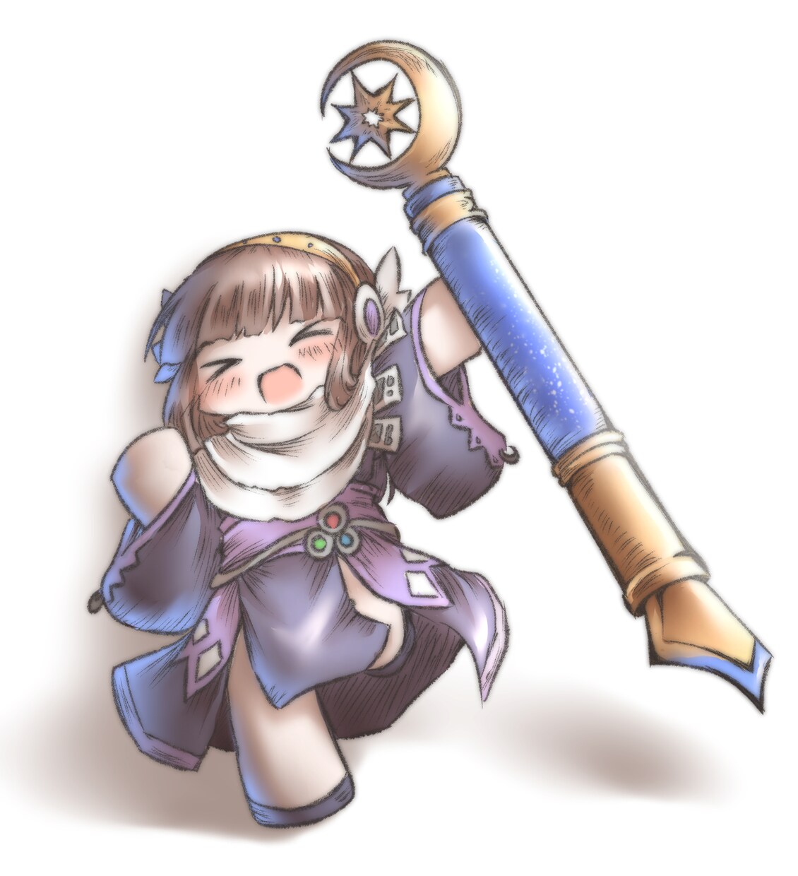 丸い目のぬいぐるみのようなイラスト描きます SNSやブログ、YouTube等にご使用いただけます！ イメージ3